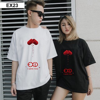 ÁO THUN I LOVE YOU EXID GIỐNG EXCEED IN DREAMMING HÌNH VIÊN THUỐC TRÁI TIM CÓ BIGSIZE NGƯỜI MẬP BÉO