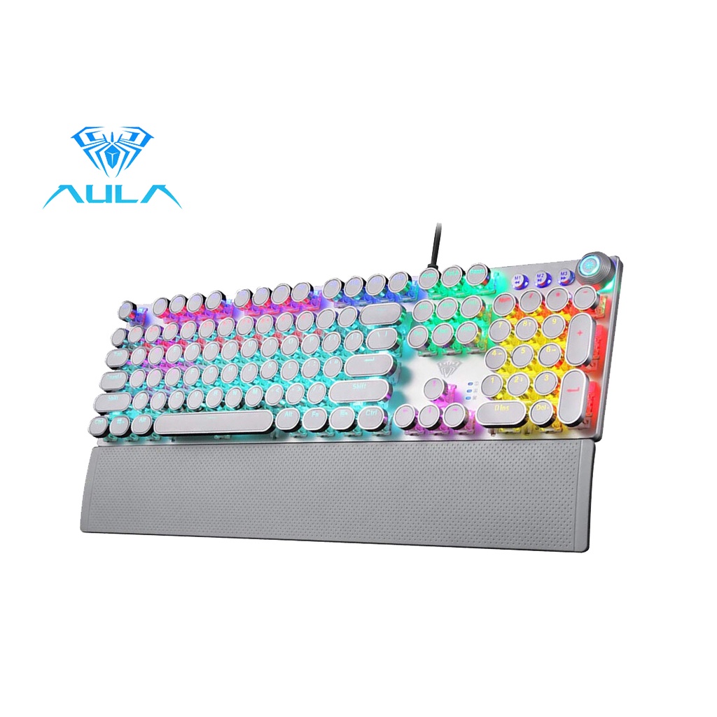 BÀN PHÍM GAMING CHO PC VÀ LAPTOP LED USB BLUE SWITCH HÃNG AULA F2088 F2058