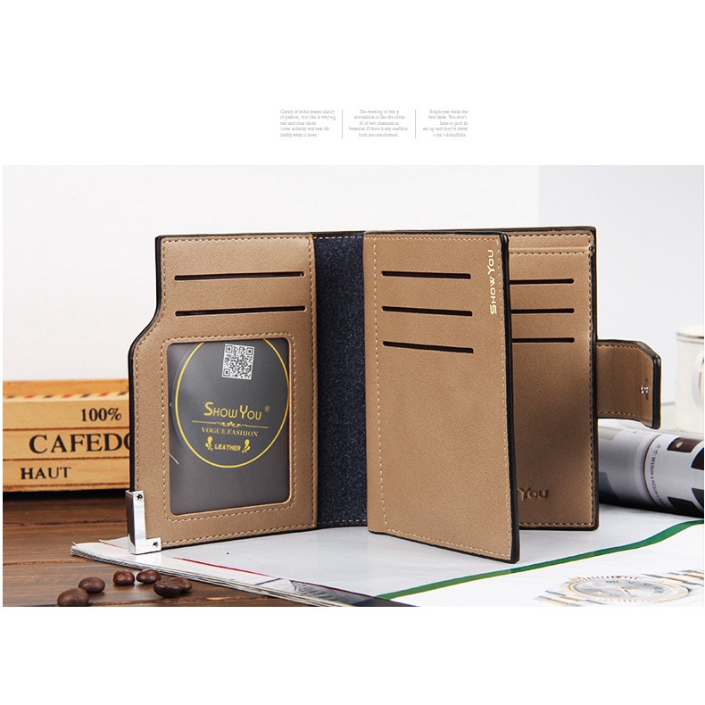 Ví Nam Hàng Hiệu Baellerry nhỏ gọn nhiều ngăn - D1282