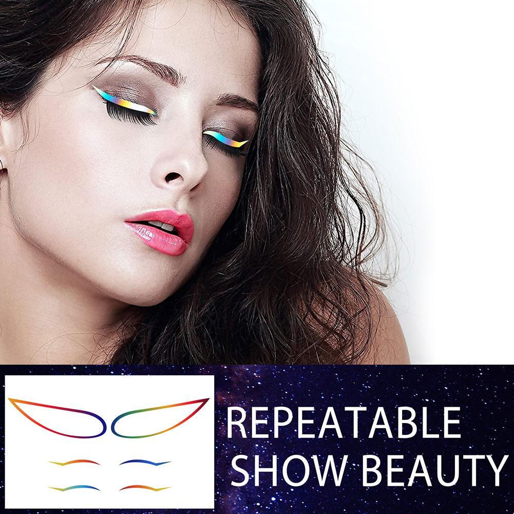 Miếng dán kẻ mắt nhiều màu sắc dành cho nữ J4W4 V9Y9 W3H1 | BigBuy360 - bigbuy360.vn