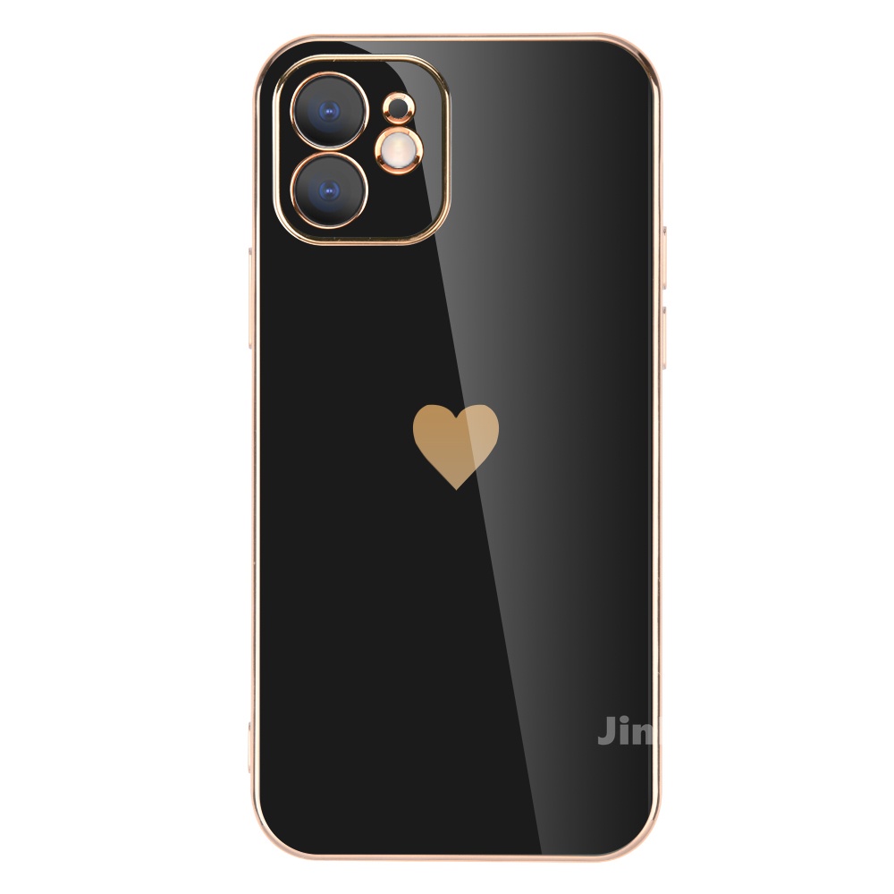 Ốp Điện Thoại Mềm Họa Tiết Trái Tim Cho IPhone 14 13 12 11 Pro Max X XR XS Max 7 8 Plus 12mini 13mini 11pro 7 8 SE2020