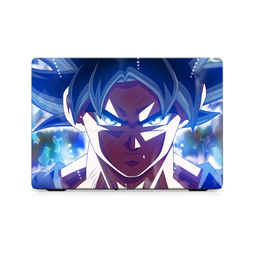 Skin Laptop In Hình Son Goku Vô Cực Dành Cho Các Dòng Máy Dell Hp Asus Msi Acer Lenovo Macbook Theo Yêu Cầu