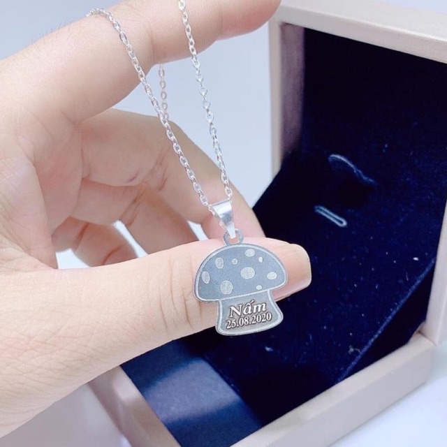 Dây bạc khắc tên cho bé, quá nhiều sự đáng yêu ở đây ạ Mainomi Shop Bạc Xinh