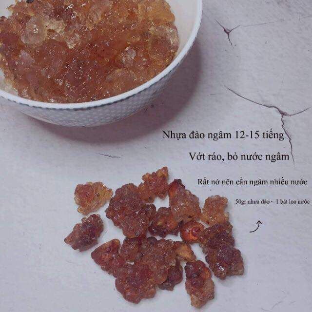 100gr Nhựa đào thuần