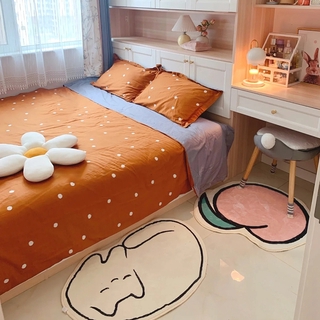 Thảm Lót Sàn Chống Trượt Họa Tiết Xinh Xắn Thời Trang