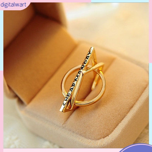 Set 3 nhẫn đeo tay kim loại đáng yêu cho nữ