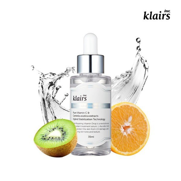 Hàng Hàn- Serum tinh chất trắng da , mờ thâm nám Klairs Freshly Juiced Vitamin Drop 35ml