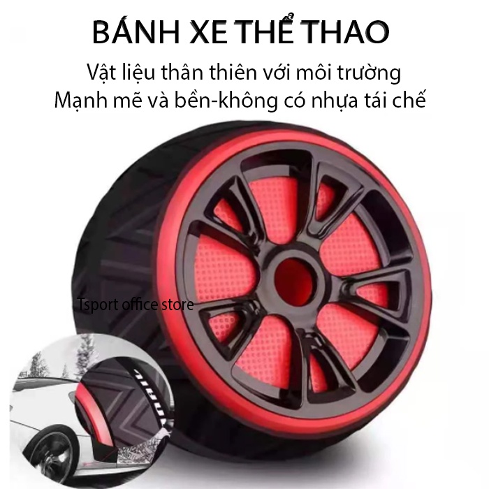 Con Lăn Tập Bụng một bánh ABS chịu lực tải lên đến 200kg ( 4 Màu )