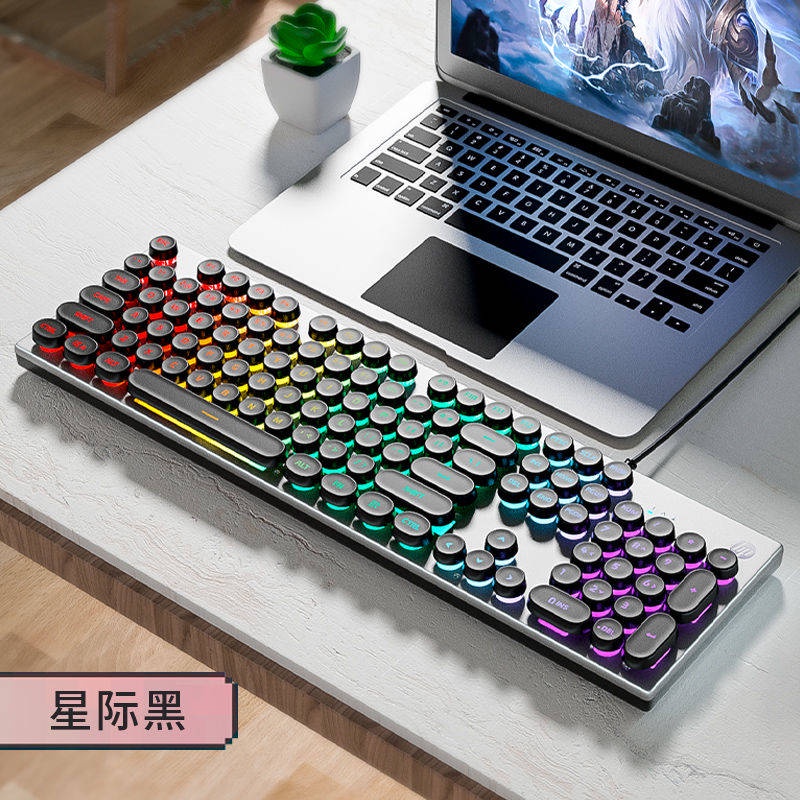 Bàn phím cơ Hewlett-Packard Bộ Bàn Phím Cơ Và Chuột Chơi Game Hp Hai Mảnh Có Dây Phát Sáng Giao Diện usb