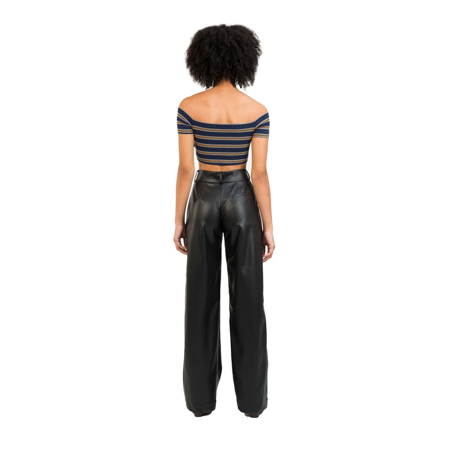 Là min - Quần Leather Trousers
