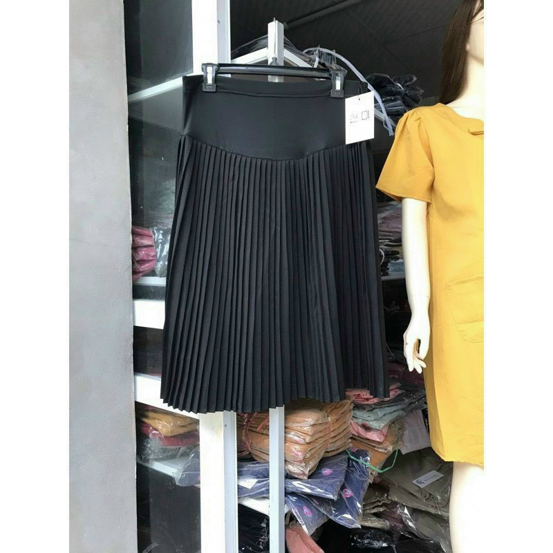 CHÂN VÁY BẦU DÀI - MẶC CẢ BẦU NHỎ BẦU TO XINH XINH