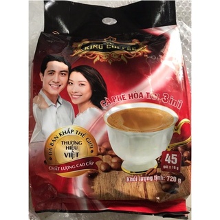 Cà phê hòa tan 3in1 king coffee 45 gói