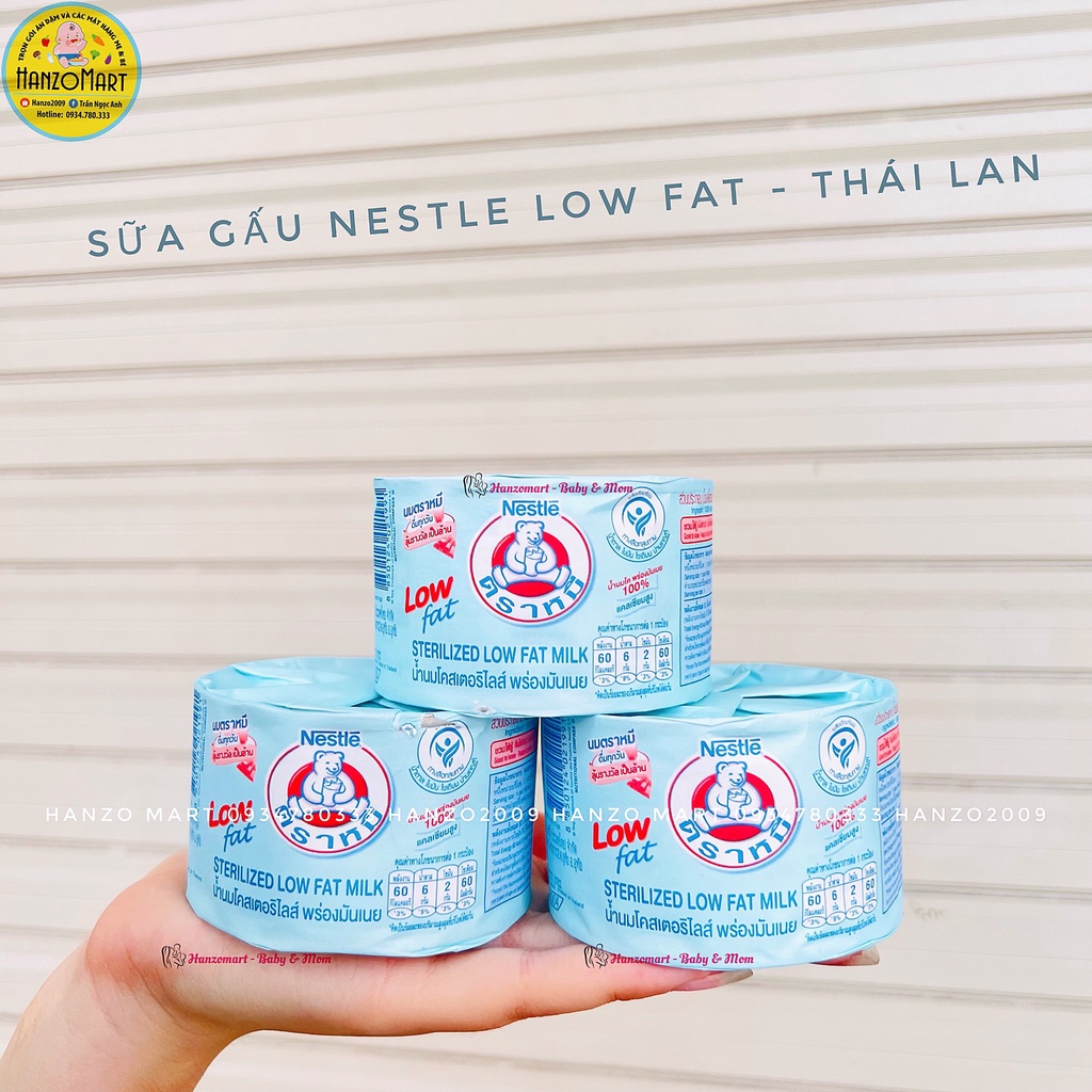 Sữa tươi nguyên kem gấu Nestle 140ml cho bé 1 lon