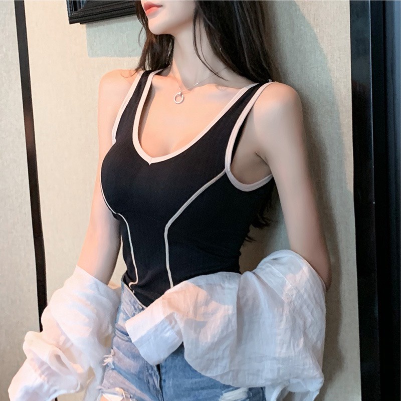 Áo Bra Nữ Cotton Có Đệm Ngực Chiết Eo ( Túi Zip )