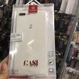 Iphone 7 Plus/ 8 Plus Ốp lưng trong suốt cao cấp chống ố vàng