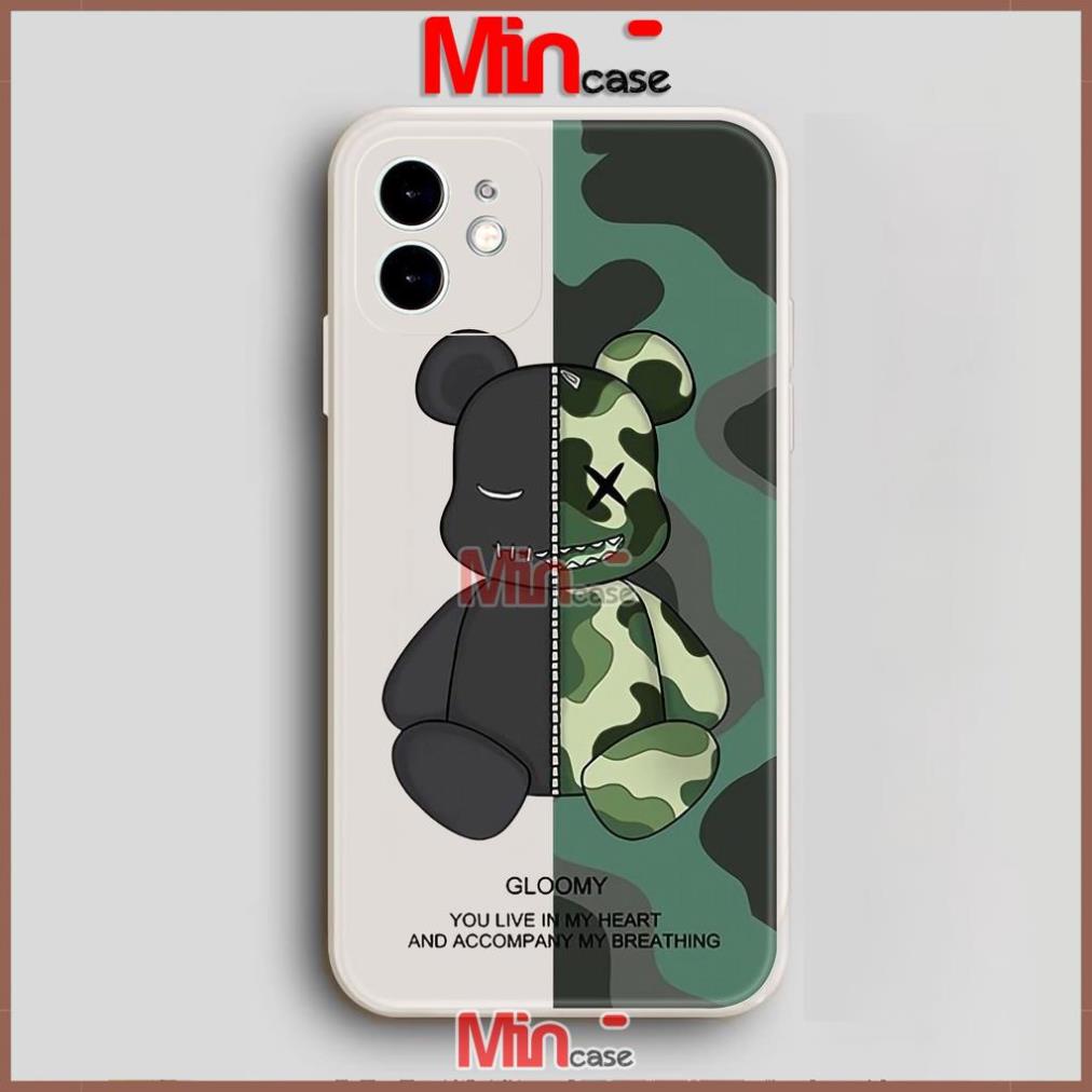 Ốp lưng iPhone Kaws cạnh viền vuông silicon mềm dẻo cho iphone 6/6s/7/8/X/XS/XR/11/12/13 Pro Plus Max cute dễ thương đẹp
