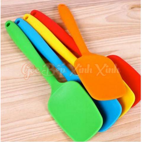 Vét bột trộn lõm spatula silicon 28cm