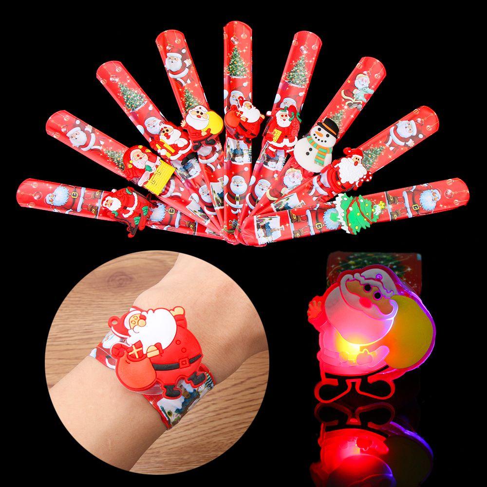 Vòng Tay Đèn LED Phát Sáng Hình Ông Già Noel Cho Bé