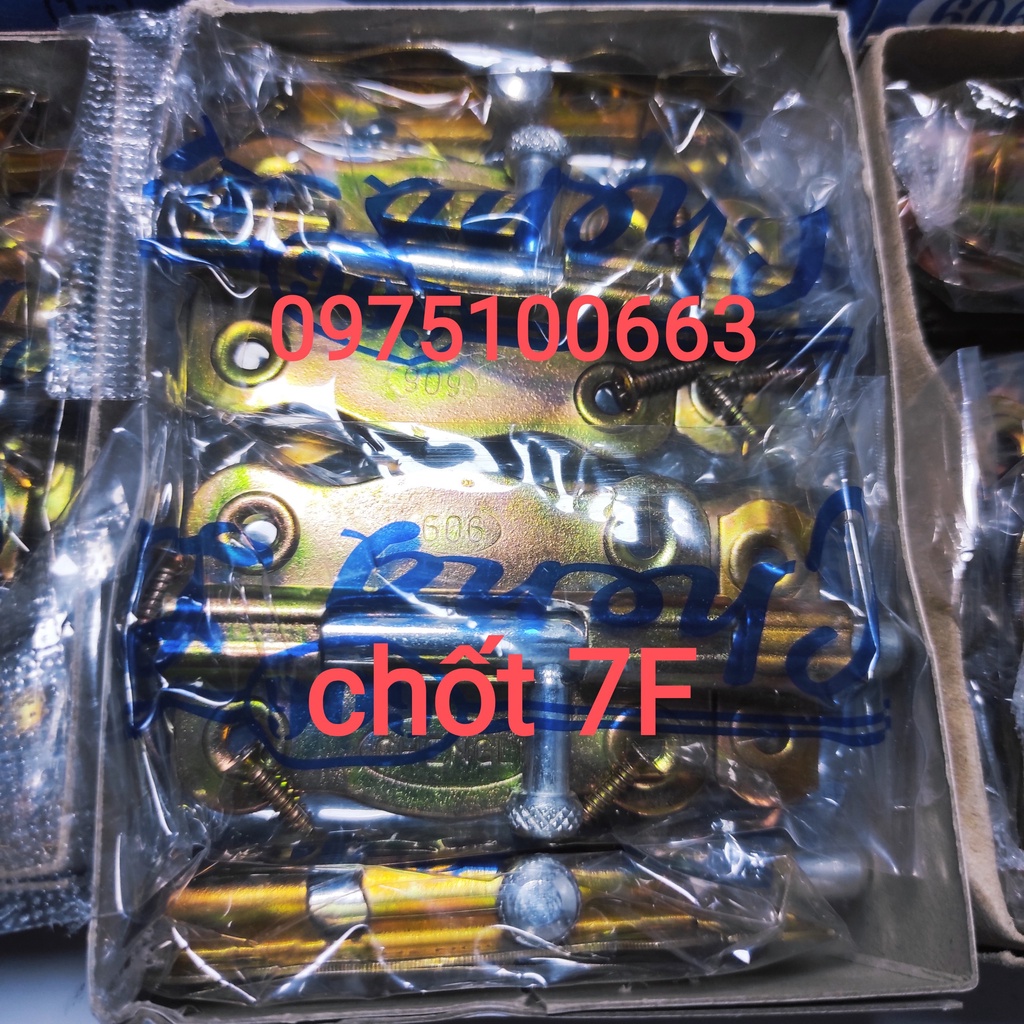 Chốt cửa khóa đẩy ngang CHENGLI 606 đủ size - chốt cửa - chốt chengli