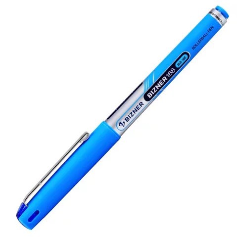 [Chính Hãng] Bút Lông Bi Cao Cấp Bizner BIZ-168 Nét 0.5mm (Vỉ 1 Cây) - Mực Xanh