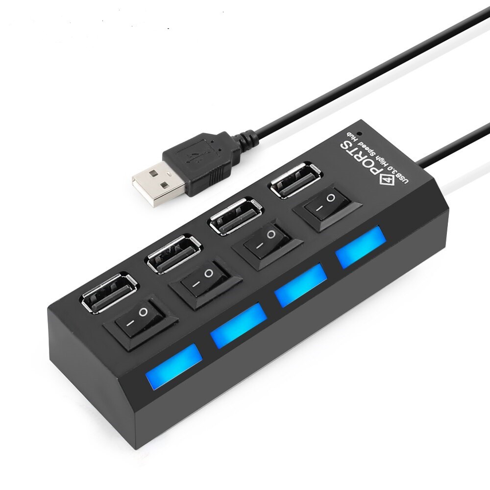 Hub Chia 4 Cổng USB - dây dài 45cm - hub usb 4 port