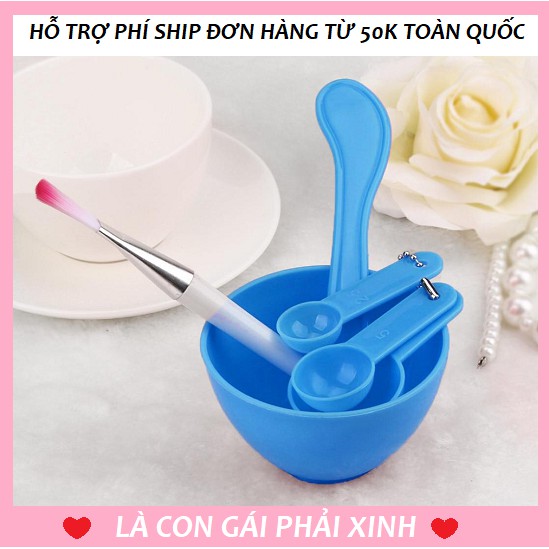 Bộ Bát Trộn Đắp Mặt Nạ - Bộ Chén Trộn Mặt Nạ 5in1 Tiện ích
