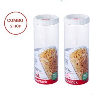 Combo 2 hộp nhựa bảo quản thực phẩm 1.6L Lock&Lock Interlock