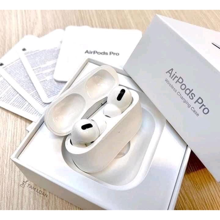 Tai Nghe Bluetooth Airpods Pro -Cảm Biến Đa Điểm,Chống Ồn, Định Vị Đổi Tên,Pin trâu, Sạc Không Dây (BH 12 tháng)