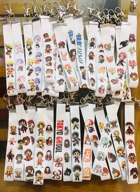 Móc strap nametag anime kimetsu no Yaiba đủ mẫu