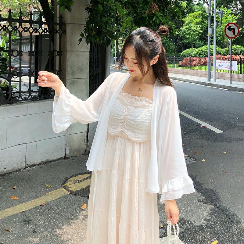 (có sẵn) ÁO KHOÁC CARDIGAN VOAN MỎNG DÁNG NGẮN-DÀI(kèm ảnh thật)