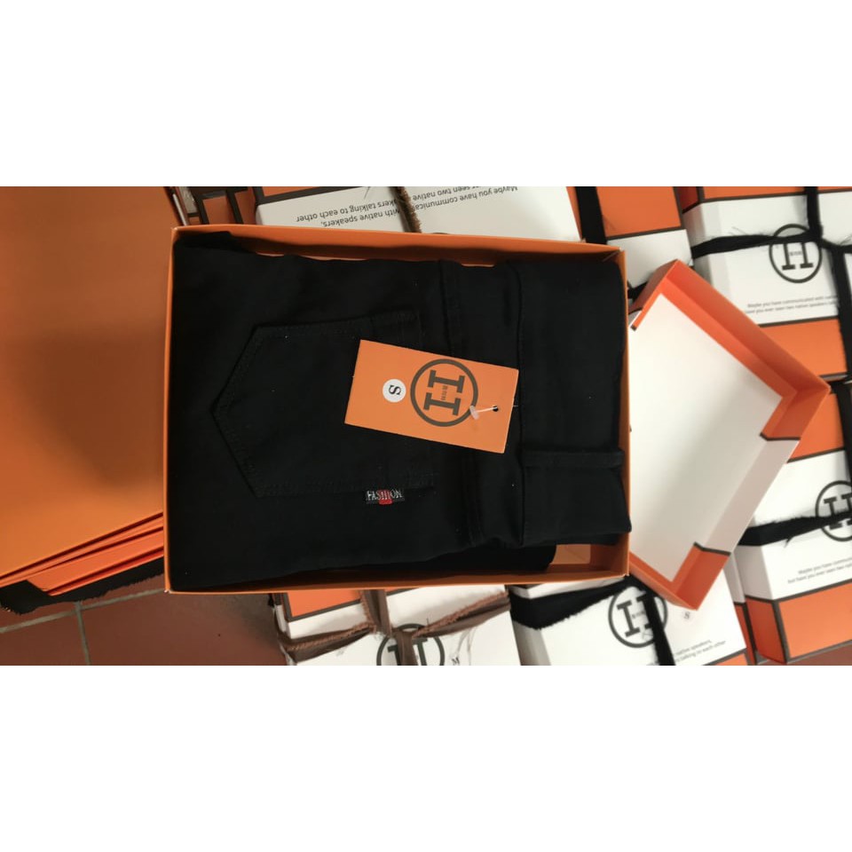 Quần Cạp Cao 2 Cúc Hermec Nguyên Hộp, Full Tag Mac