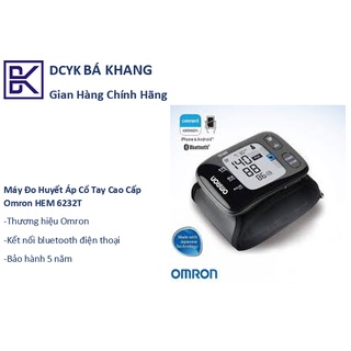 [Hỏa tốc] Máy Đo Huyết Áp Cổ Tay Cao Cấp Omron HEM 6232T - Thương Hiệu Số 1 Thế Giới