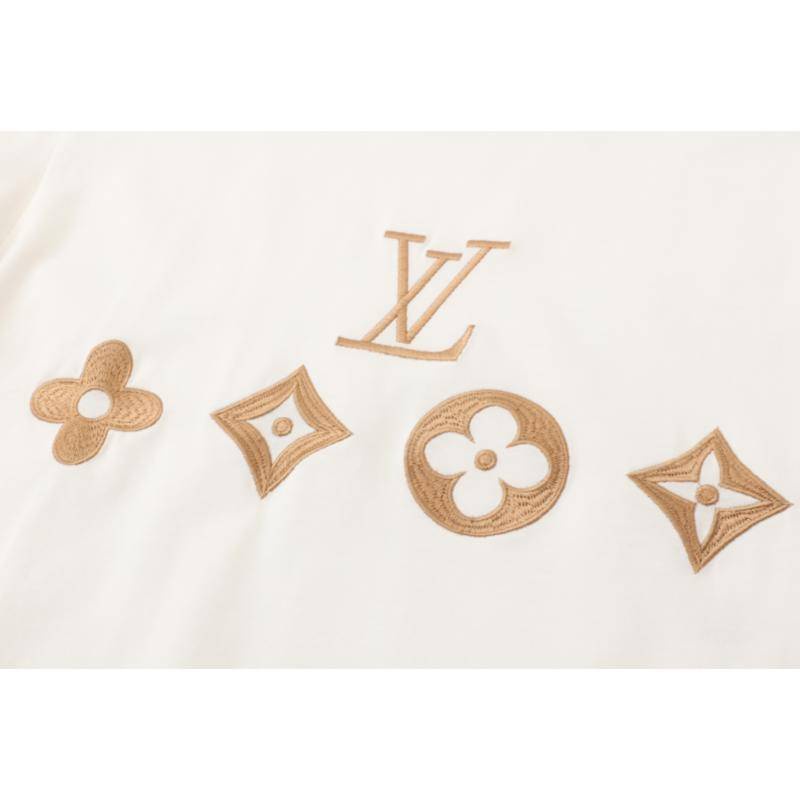Áo Thun 100% Cotton Tay Ngắn Thêu Chữ Phong Cách Mới