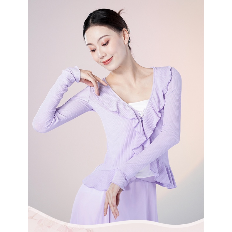 Bộ Trang Phục Múa Truyền Thống Trung Hoa Dệt Kim Tay Dài Dành Cho Nữ