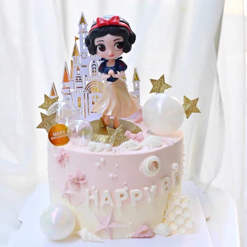 Phụ Kiện Trang Trí Bánh Kem Chủ Đề Công Chúa Disney