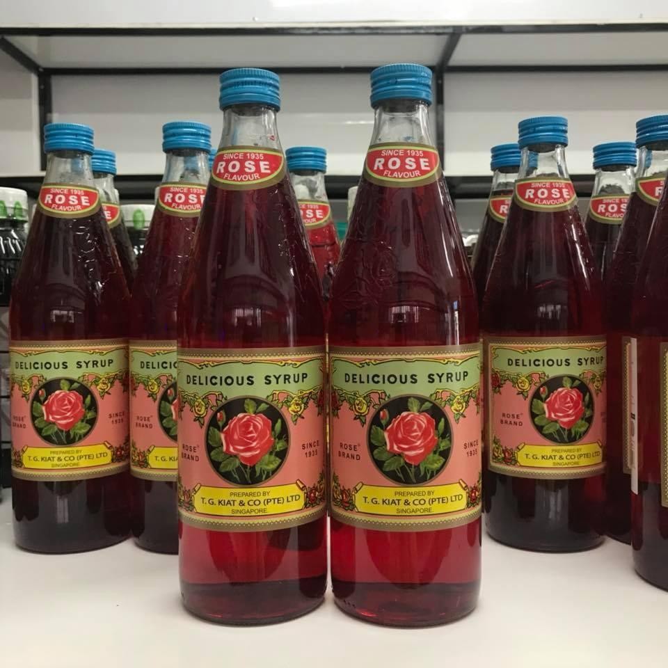 Siro Hoa Hồng Singapore (Delicious) Syrup Vị Hoa Hồng 700ml