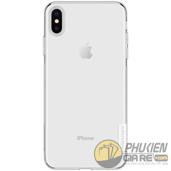 Ốp lưng iPhone X/XS Nillkin Nature TPU Case - Hàng Chính Hãng
