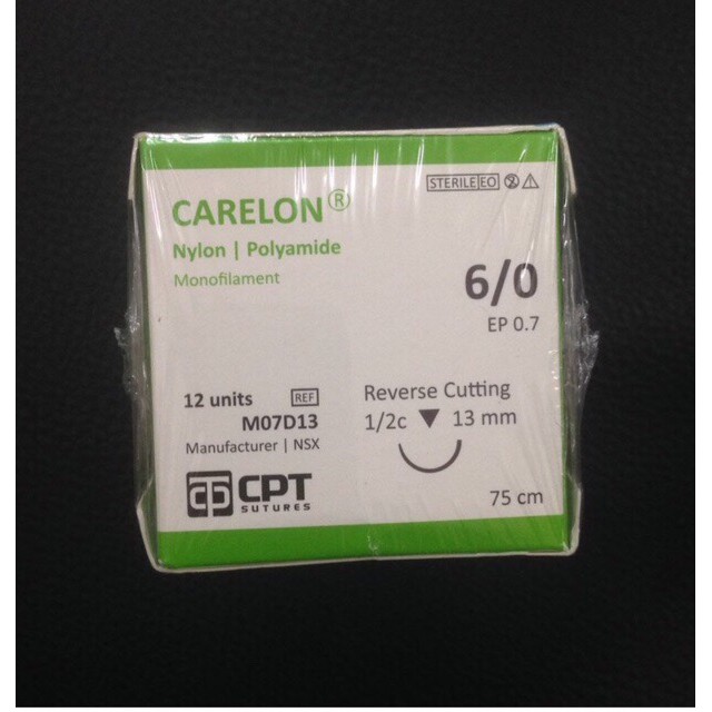 CHỈ PHẪU THUẬT NYLON 6/0