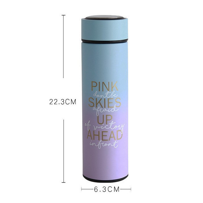 HCM - Bình giữ nhiệt cao cấp thời trang Pink Skies 450ml