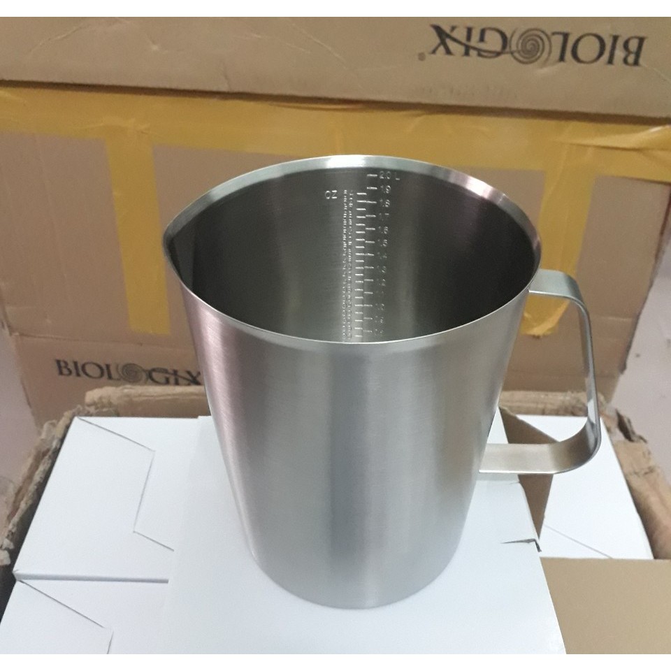 Ca inox 500 ml có chia vạch