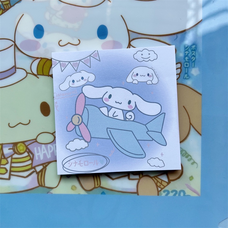 Tập Giấy Ghi Chú Họa Tiết Kuromi Cinnamoroll Đáng Yêu