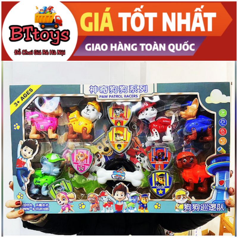 Đồ chơi Chó Cứu Hộ Paw Patrol Kèm Huy Chương, Gặm Xương.