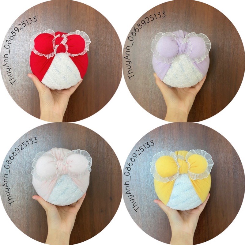MŨ TUBAN CHO BÉ RẺ ĐẸP - CHẤT COTTON MỀM MỊN - VỪA SÀNH ĐIỆU VỪA CHE THÓP CHO BÉ