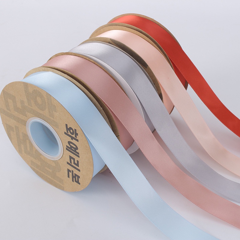 Cuộn Dây Ruy Băng 15 Màu 2.5cm / 10M Trang Trí Tiệc