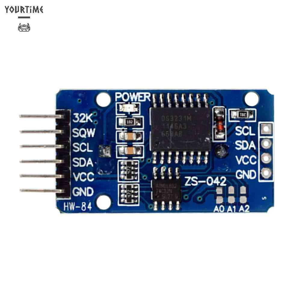 Module Đồng Hồ Đo Chính Xác Không Dùng Pin HW-084A DS3231 AT24C32 IIC RTC