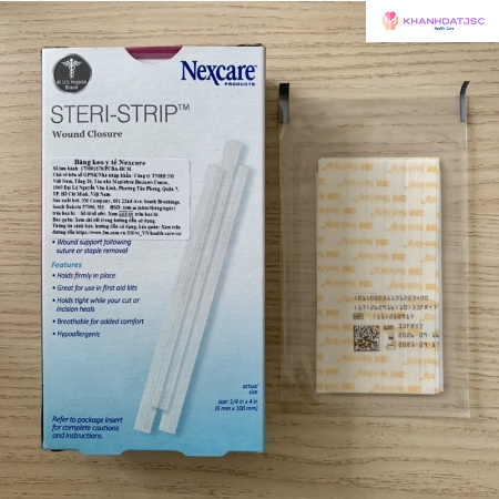 Băng y tế thay chỉ khâu da Nexcare 3M H1546 hộp 30 miếng