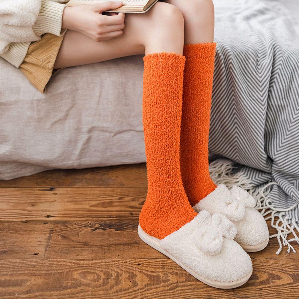 Vớ Nhung San Hô Dày Mềm Mại Thoáng Khí Thời Trang
