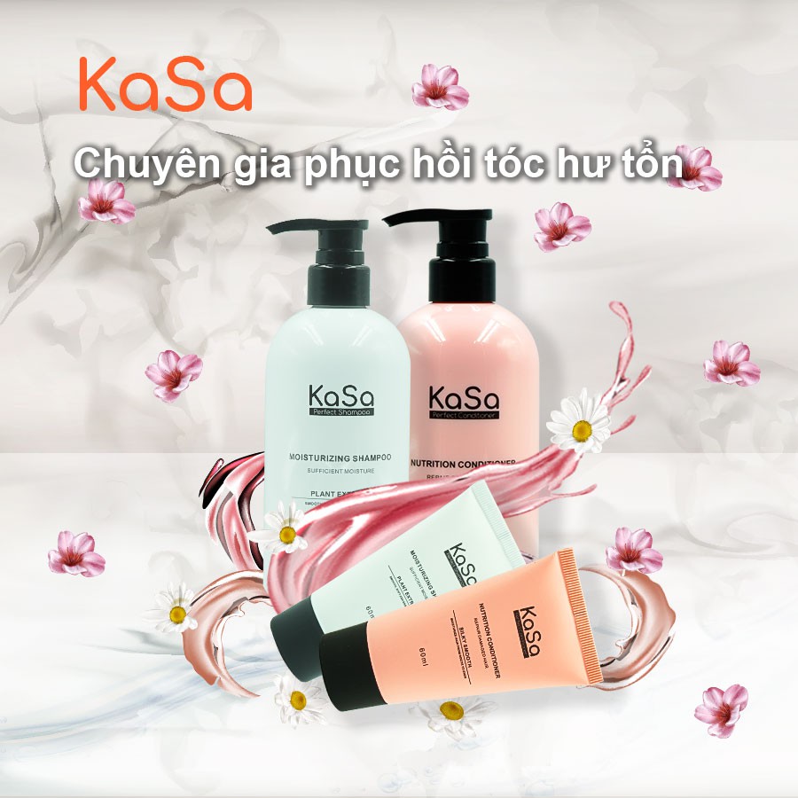 Dầu gội xả phục hồi chống rụng kích thích mọc tóc KaSa 500ml