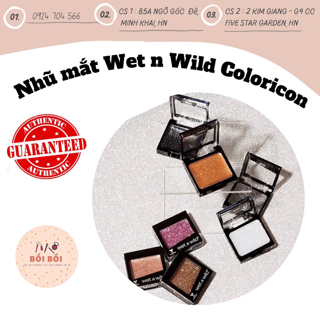 (LUÔN HỎI KHO TRƯỚC KHI ĐẶT) Nhũ mắt Wet n Wild Coloricon