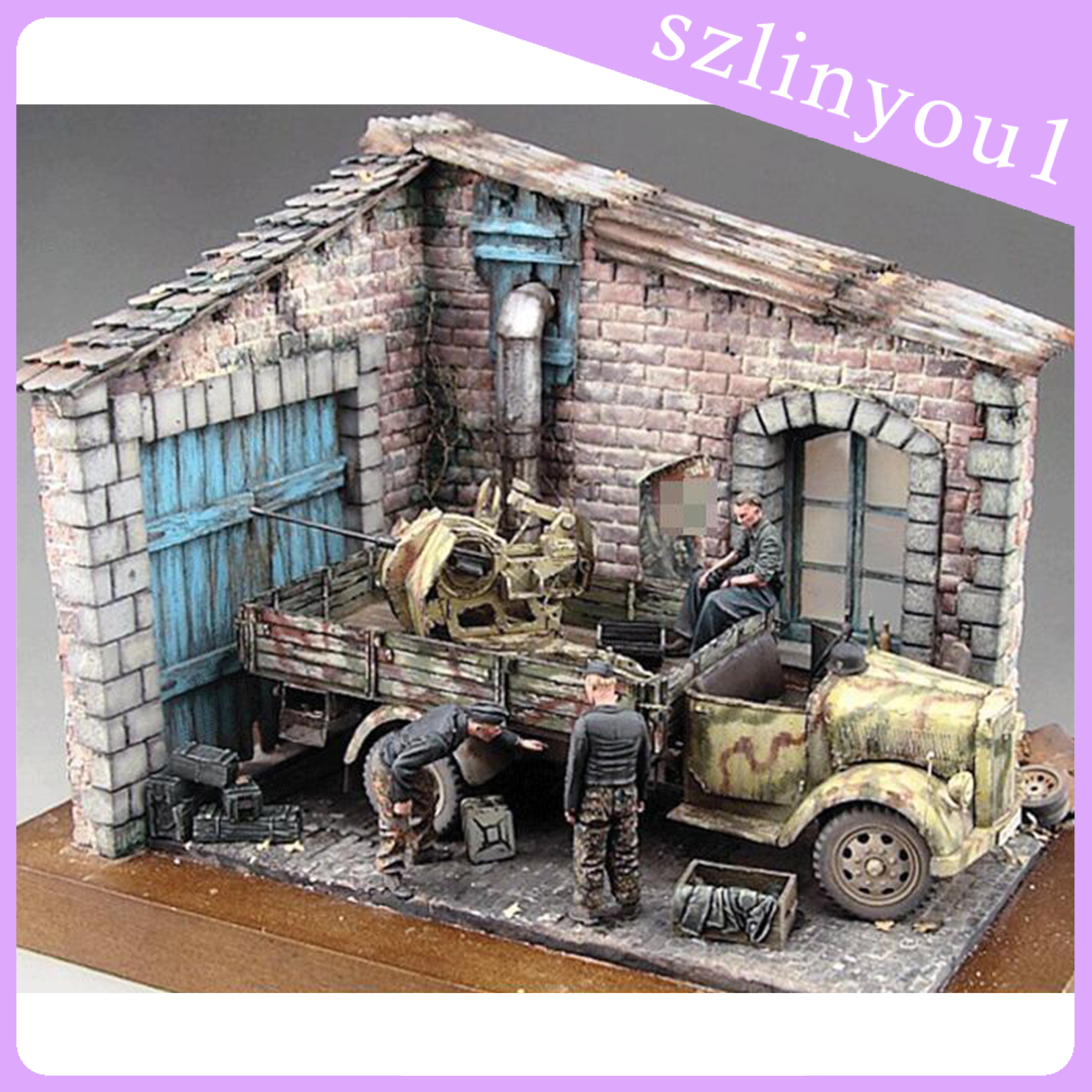 Mô Hình Ngôi Nhà Dioramas 3d Bằng Gỗ Tỉ Lệ 1: 35